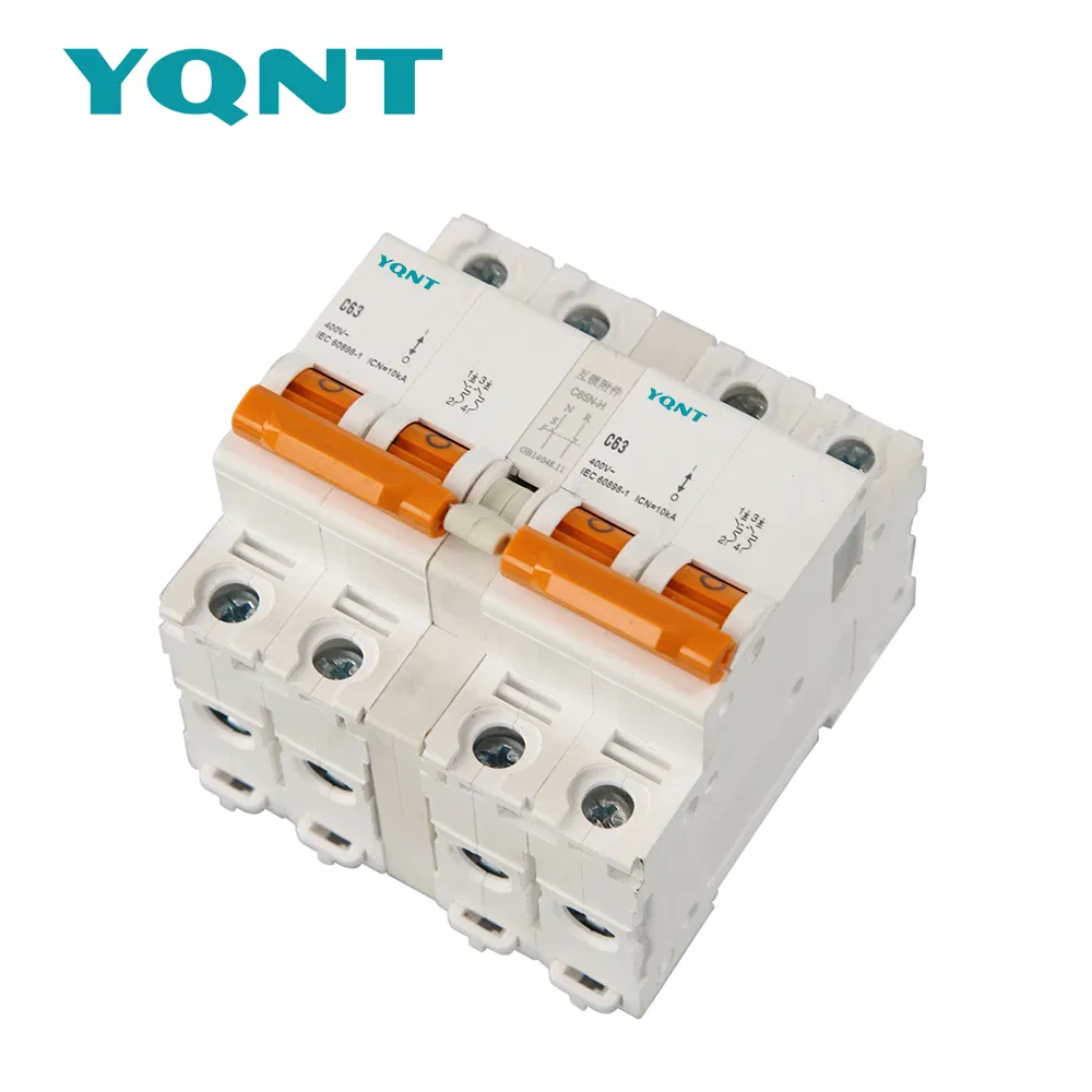 Electric Circuit Breaker OEM 10-63A/Normal Type MCB Yqnt/Low Voltage MCB