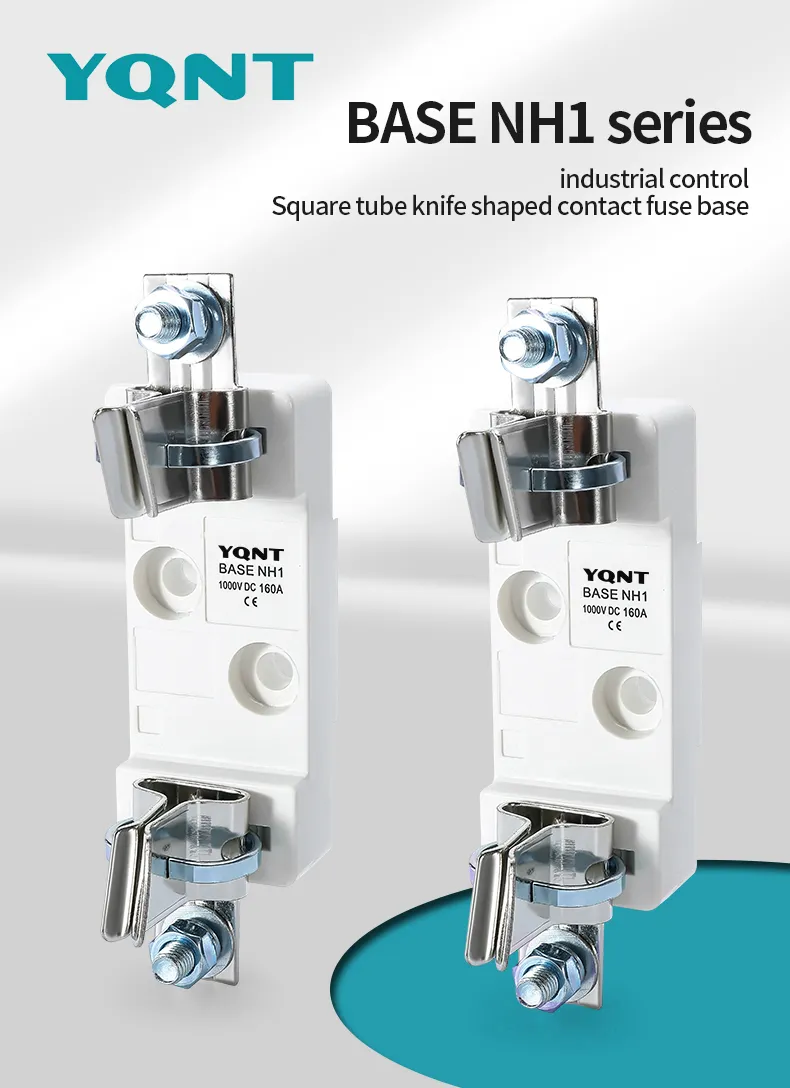 Fuse Base Nh and Nt Series/Nh 1000V DC Fuse Base/Breaking Capacity 120ka Fuse Base