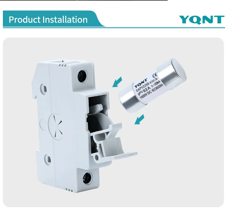 1000V DC Fuse Link/ Gpv 63A DC Fuse Core/Semiconductor Equipment Protective Fuse Link