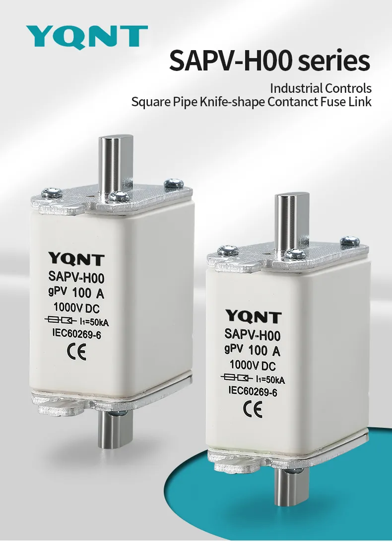 Nh and Nt Series Fuse Link/DC Series Fuse Link with Dual Indicator/500V1000V DC Fuse Link