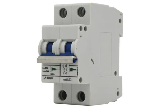 Circuit Breaker, MCB, Mini Circuit Breaker, 2 Pole DC Lz7-63 Series Solar Energy Systems Miniature Circuit-Breaker