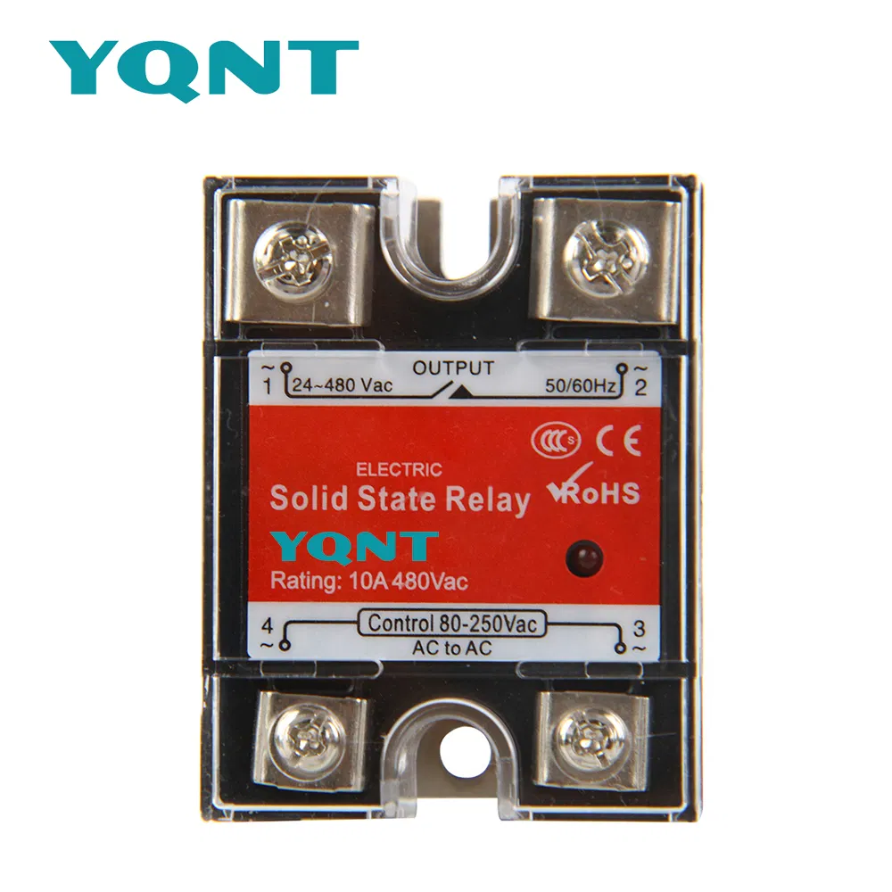 24-480VAC Solid State Relay /Rating 10A-480VAC SSR/Eletric 50/60Hz SSR