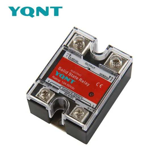 5-60vda Solid State Relay/DC to DC Solid State Relay/Rating 10A 60VDC Solid State Relay