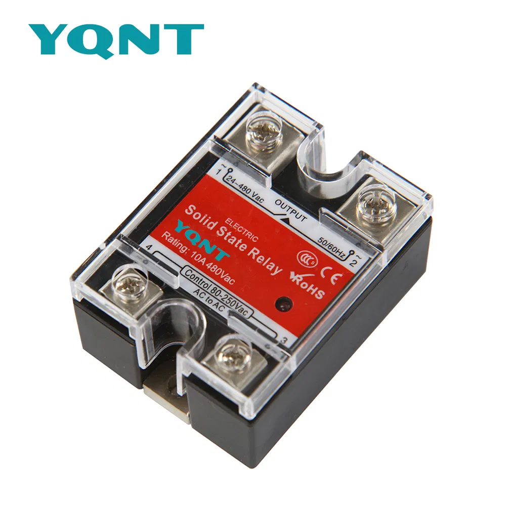 24-480VAC Solid State Relay /Rating 10A-480VAC SSR/Eletric 50/60Hz SSR