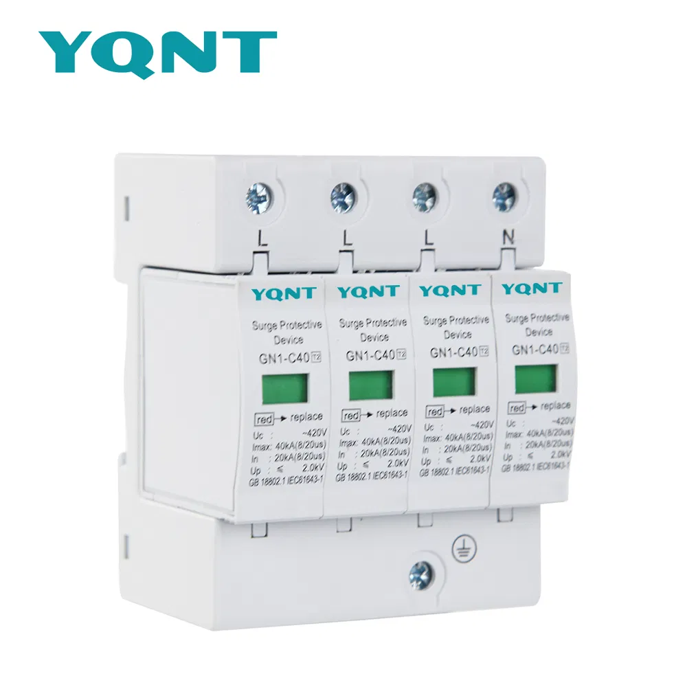 Photovoltaic Surge Arrester DC /Lightning Arrestor Electrical Equipment DIN Rail /SPD for Solar System PV Protector Arrester Anti Petir