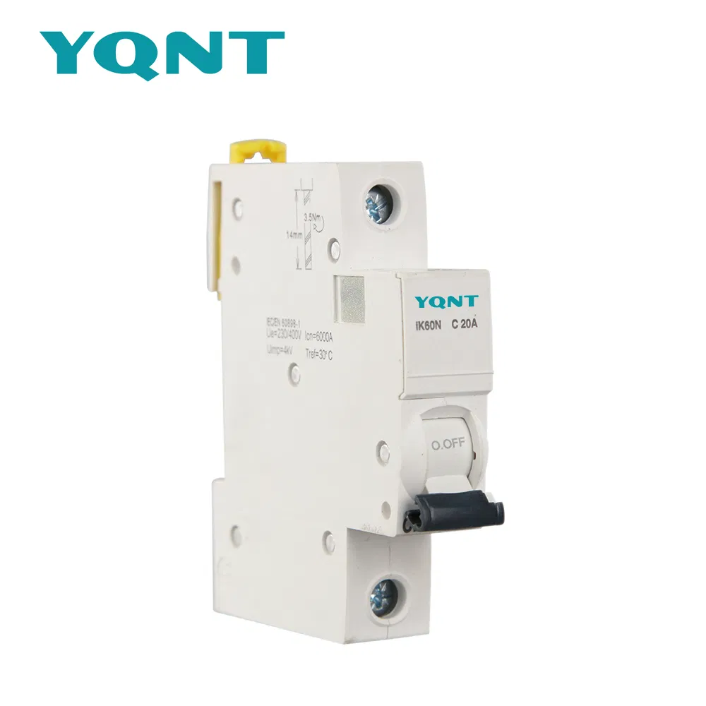 Manufacture Circuit Breaker /Miniature Circuit Breaker C20/20A/ Original MCB Factory Yqnt