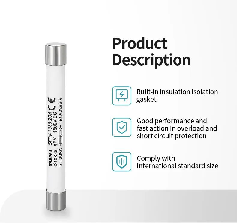 Solar Photovoltaic Fuse Sfpv/Semiconductor Equipment Protective Fuse/ 1500 V DC Solar Fuse