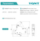 with Lamp DC Fuse Base/ DC Photovoltaic Fuse Holder/ Single Phase DC Fuse Holder