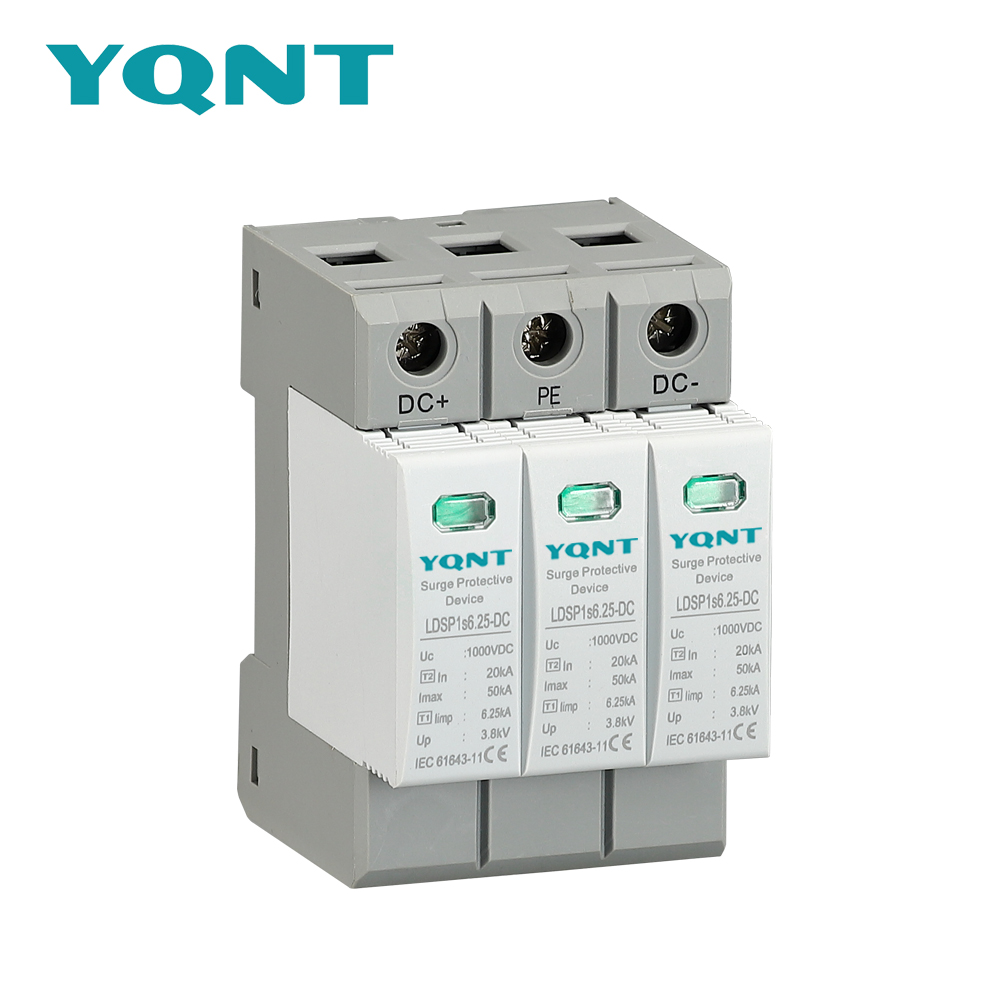 LDSP1s6.25 Type 1+2 DC SPD for 600–1500V Solar PV Systems